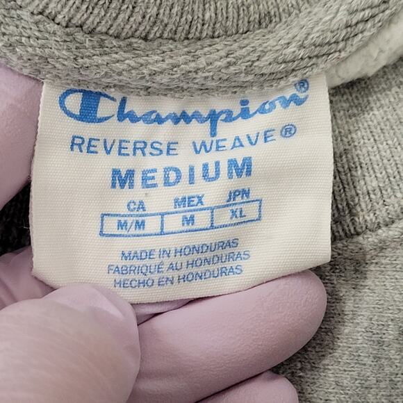 Vintage Champion Sweatshirt Medium 21x25 Baggy Reverse-Weave - Picture 7 of 16